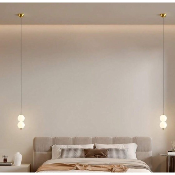 1 件现代 LED 吊灯灯具，3 色可调，抛光金属半嵌入式安装，亚克力灯罩，开关控制，硬接线，110V-240V，包括安装硬件 - 非常适合卧室、走廊、重点照明