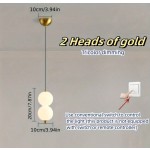 1 件现代 LED 吊灯灯具，3 色可调，抛光金属半嵌入式安装，亚克力灯罩，开关控制，硬接线，110V-240V，包括安装硬件 - 非常适合卧室、走廊、重点照明