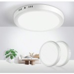 CANMEIJIA 1 件明亮高显示 LED 吸顶灯，现代风格白色吸顶灯，110V 220V LED 房间灯，强电安装，卧室装饰灯，适用于客厅、厨房、餐厅、走廊、商场