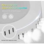 CANMEIJIA 1 件明亮高显示 LED 吸顶灯，现代风格白色吸顶灯，110V 220V LED 房间灯，强电安装，卧室装饰灯，适用于客厅、厨房、餐厅、走廊、商场