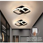 1 件 LED 吸顶灯，可调色温 (3000K-6000K)，半嵌入式安装，简约设计，适用于客厅、咖啡厅、走廊、卧室、厨房，时尚吸顶灯，塑料灯罩，LED 天花板灯
