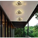 1 件 LED 吸顶灯，可调色温 (3000K-6000K)，半嵌入式安装，简约设计，适用于客厅、咖啡厅、走廊、卧室、厨房，时尚吸顶灯，塑料灯罩，LED 天花板灯