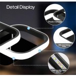 1 件 LED 吸顶灯，可调色温 (3000K-6000K)，半嵌入式安装，简约设计，适用于客厅、咖啡厅、走廊、卧室、厨房，时尚吸顶灯，塑料灯罩，LED 天花板灯