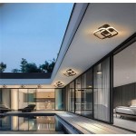 1 件 LED 吸顶灯，可调色温 (3000K-6000K)，半嵌入式安装，简约设计，适用于客厅、咖啡厅、走廊、卧室、厨房，时尚吸顶灯，塑料灯罩，LED 天花板灯