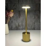 1 件现代金属触控可调光 LED 台灯，5 种颜色可选（银色、香槟金、玫瑰金、黑色、白色），无线便携式情绪灯，桌面装饰照明，床头灯，酒吧灯，鹅颈灯，3 种照明颜色模式，无级调光，USB 可充电，适用于客厅和卧室装饰，节日礼物，圣诞节，情人节