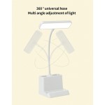 1 件装多功能 LED 台灯、手机座、笔筒、学生宿舍护眼阅读灯、台灯