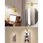 1件可調光充電式壁燈，附遙控器、定時與記憶功能，3色溫，LED顯示，適用於飛鏢盤、相框、藝廊等 (1800mAh)