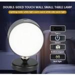 可充电双灯 LED 壁灯 - 360° 可旋转、可调光，带 USB 端口和磁性支架，适用于阅读和家居装饰、电池供电、小夜灯、家用照明