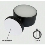 可充电双灯 LED 壁灯 - 360° 可旋转、可调光，带 USB 端口和磁性支架，适用于阅读和家居装饰、电池供电、小夜灯、家用照明