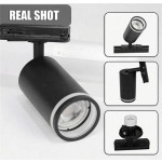 （套装）3个/4个/6个LED吸顶灯 GU10吊灯，可更换灯泡 110V-220V轨道灯，嵌入式射灯，适用于家居装饰卧室吊灯壁灯