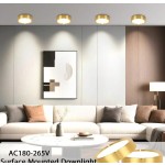 1 件金色嵌入式筒灯，现代 LED 吸顶灯，客厅/卧室吸顶灯，金色圆形 LED 面板灯，5W/10W/15W/25W，冷白/中性白/暖白，AC185-265V，易于安装，适用于卧室、客厅、厨房、走廊、楼梯、地下室、车库、酒吧、商场、书房、陈列室