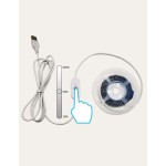 1入組3M/5M180/300LED白色觸碰可調光燈條帶觸碰開關適用於床側和臥室燈光