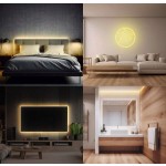 1 个 USB LED 灯带户外霓虹灯带，IP67 防水，暖白至冷白可弯曲 LED 灯带，3000K-6500K 可调光柔性霓虹灯绳，适用于屋檐、凉亭、万圣节装饰、派对装饰、婚礼装饰、室内外装饰