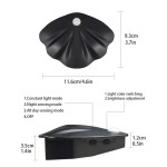 1入組LED運動感應夜燈帶USB可充電電池,三色牆水洗燈條帶磁扣適用於燈光在臥室,門廳,門廊