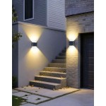 1/2 件 10 LED 太阳能壁灯，暖光/白光镍氢电池安全照明夜灯，带光传感器，户外花园装饰氛围灯，花园路灯，户外走廊灯和室内台灯，圣诞装饰，万圣节装饰，返校礼物