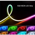 鮮豔 RGB LED 霓虹燈條 - 44 鍵遙控器、可彎曲、USB 供電、可變色氛圍燈，適用於臥室與戶外裝飾，安裝簡單、節能耐用，房間裝飾用品、家居裝飾品、臥室裝飾、生日