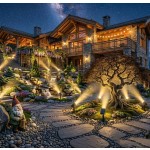 1/2件組太陽能戶外燈，附光感器，10 LED 白光/暖光/彩色光，嵌入式小徑草坪燈，多功能可拆卸壁燈，3種照明模式，戶外花園裝飾太陽能園藝燈，內建可充電電池太陽能板充電，適合庭院、小徑、花園、露營、露台