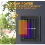 2件組太陽能壁燈，多LED雙排燈，暖光閃爍燈，裝飾氛圍燈，花園街道燈，戶外走廊燈與桌燈