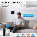 智能开关 EU WiFi - 带零线和不带零线两种版本 - 触摸式灯开关 400W 1/2/3/4 位 AC 220-240V - 可与 Alexa 和 Smart Life App 配合使用，实现语音控制 - 安装简便