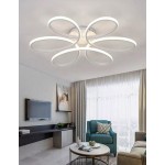 现代 LED 吸顶灯、家居装饰照明灯具、简约吸顶灯、优雅弧形设计、简约吸顶灯、装饰照明、暖白/冷白 2700-3500K/5500-6000K、铝/硅胶吸顶灯、黑色/白色、LED 吸顶灯、白光/暖光