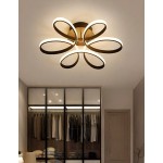 现代 LED 吸顶灯、家居装饰照明灯具、简约吸顶灯、优雅弧形设计、简约吸顶灯、装饰照明、暖白/冷白 2700-3500K/5500-6000K、铝/硅胶吸顶灯、黑色/白色、LED 吸顶灯、白光/暖光