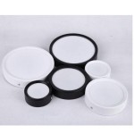 1 件白色嵌入式筒灯，现代 LED 吸顶灯，客厅/卧室吸顶灯，白色圆形 LED 面板灯，5W/10W/15W/25W，冷白/中性白/暖白，AC185-265V，易于安装，适用于卧室、客厅、厨房、走廊、楼梯、地下室、车库、酒吧、商场、书房、陈列室