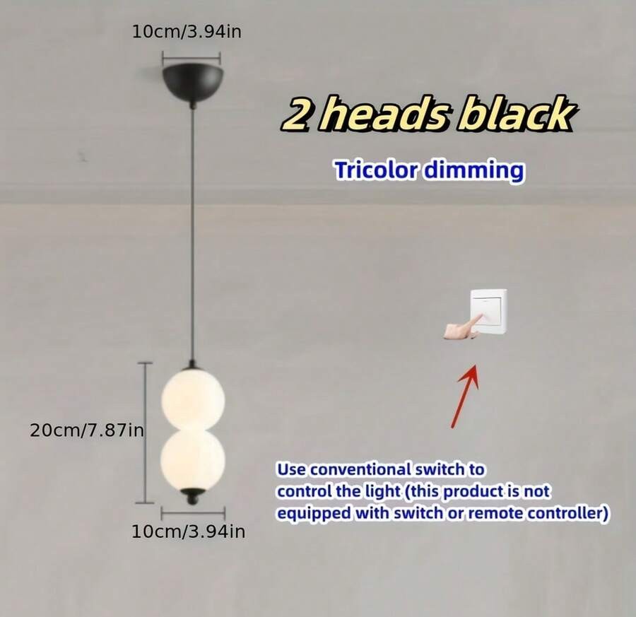 1 件现代 LED 吊灯灯具,3 色可调,抛光金属半嵌入式安装,亚克力灯罩,开关控制,硬接线,110V-240V,包括安装硬件 - 非常适合卧室、走廊、重点照明