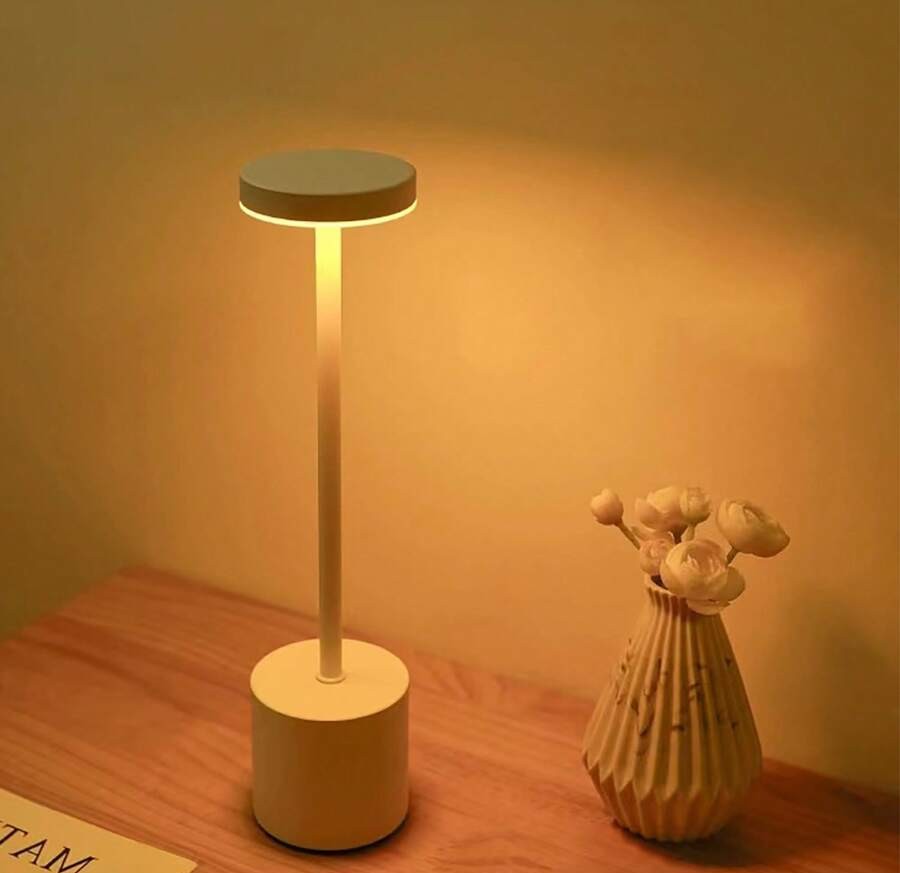 1 件/2 件装无绳 LED 台灯,可充电,3 种色温和调光,适用于户外/餐厅/卧室/家居/咖啡厅桌