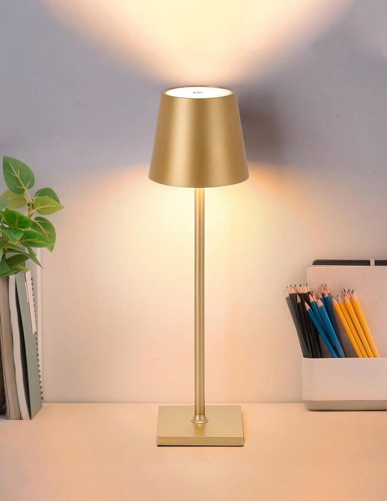 1 件简约 LED 台灯,3 种色温和可调光亮度,Type-C 充电,触摸控制,适用于卧室、办公室、露营、家居装饰、客厅、咖啡店、餐厅、酒吧