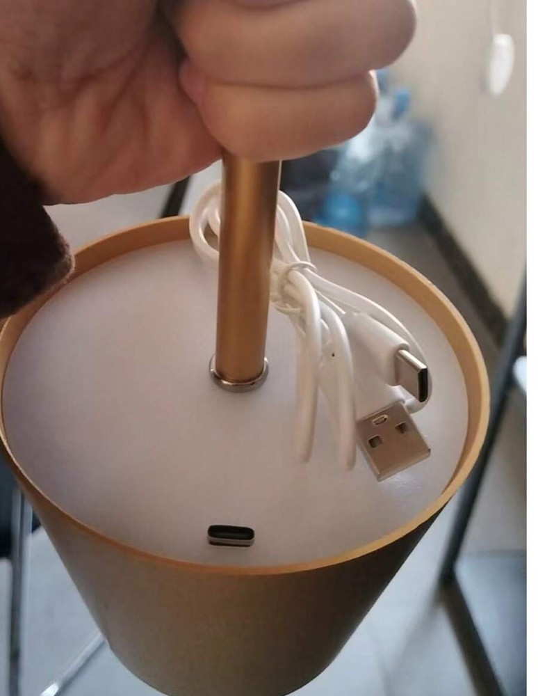1 件简约 LED 台灯,3 种色温和可调光亮度,Type-C 充电,触摸控制,适用于卧室、办公室、露营、家居装饰、客厅、咖啡店、餐厅、酒吧