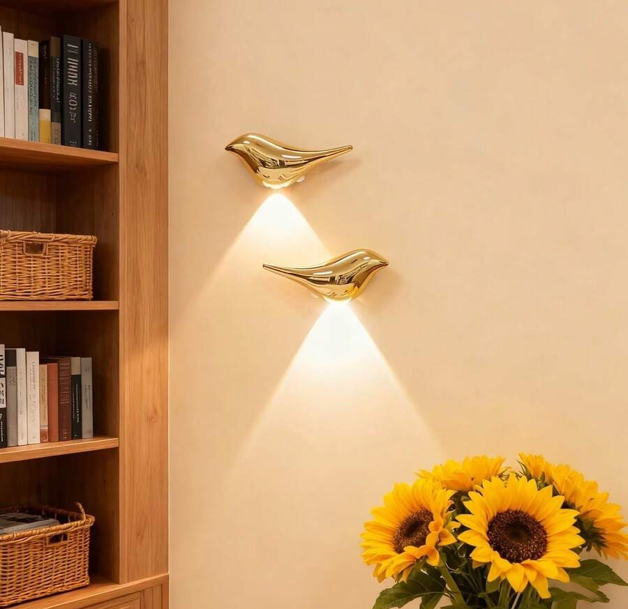 智慧 LED 感應壁燈 3 色可調,室內磁吸式 LED 感應壁燈,電池供電,可調色溫,USB 充電夜燈,無線磁吸壁燈,適用於走廊、浴室、臥室