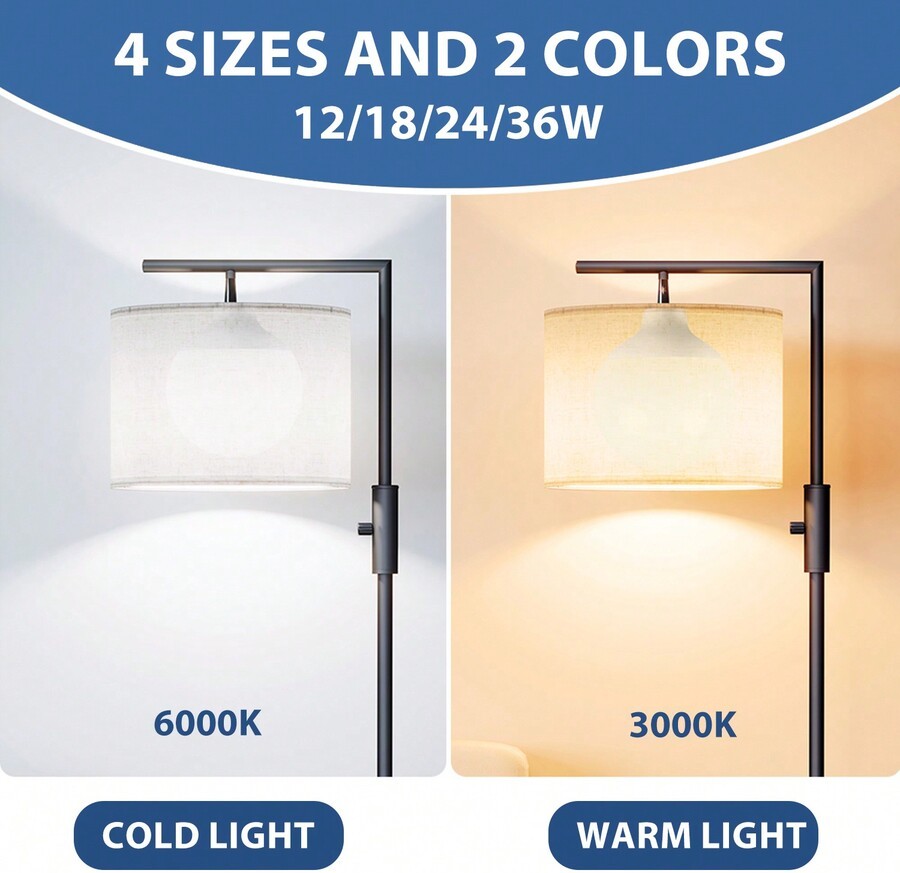 1 包 LED 球形灯泡,12/18/24/36W 梳妆台灯泡,日光 6000K/暖白 3000K,E27 底座,不可调光卧室化妆镜灯,LED 浴室灯